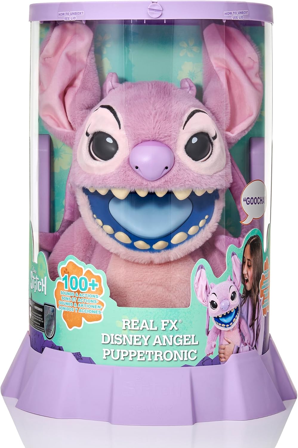 Wow! Stuff Disney Angel Puppetronic de RealFX | ¡Se ve, siente y suena real!, Ángel