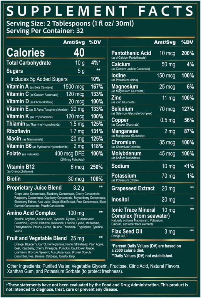 Suplemento líquido nutricional Balanced Essentials, 32 onzas, Very...