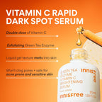 innisfree Vitamina C Rapid Radiance Set, juego coreano de cuidado d...