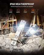 SEALIGHT H1 H7 Bombillas LED Combo, 180,000LM 6500K Blanco Frío H7 H1, 70K+Hrs Vida útil Sistema de refrigeración de sustrato de cobre de alta calidad, tamaño 1:1 fácil de instalar, paquete de 4