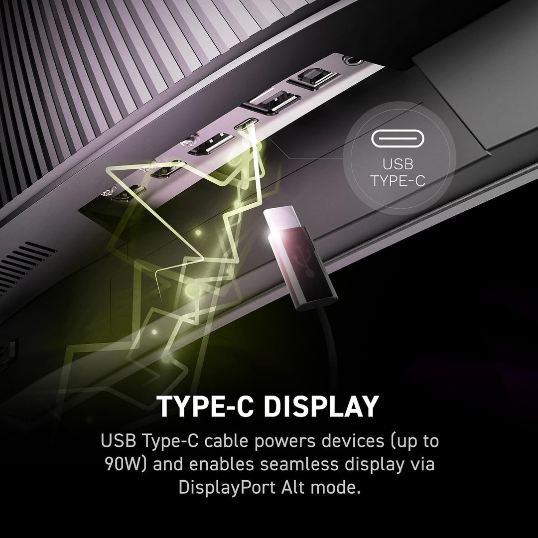 msi MAG 341CQP QD-OLED, 34 Monitor OLED curvado para juegos, 3440 x...