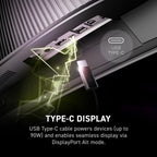 msi MAG 341CQP QD-OLED, 34 Monitor OLED curvado para juegos, 3440 x...