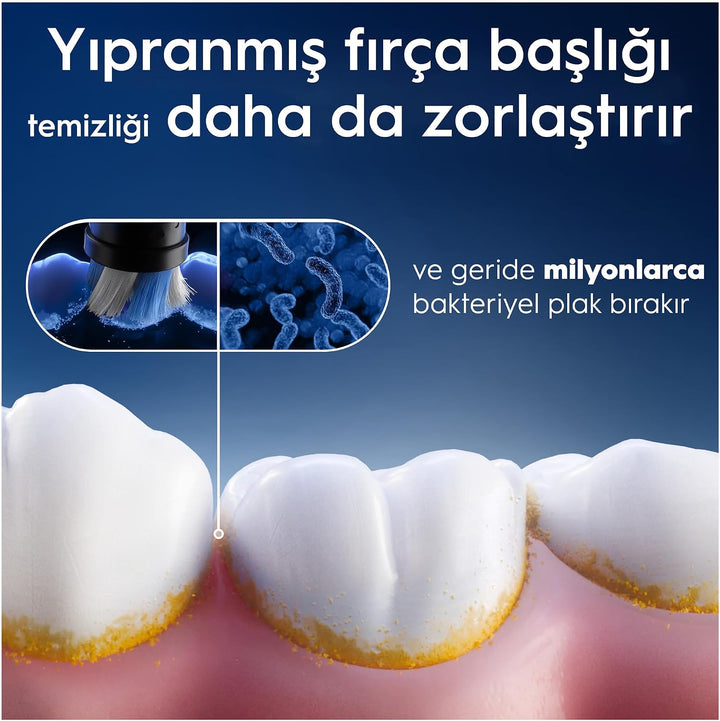 Oral-B Ultimate Clean - Juego de cepillos genuinos negros de repues...