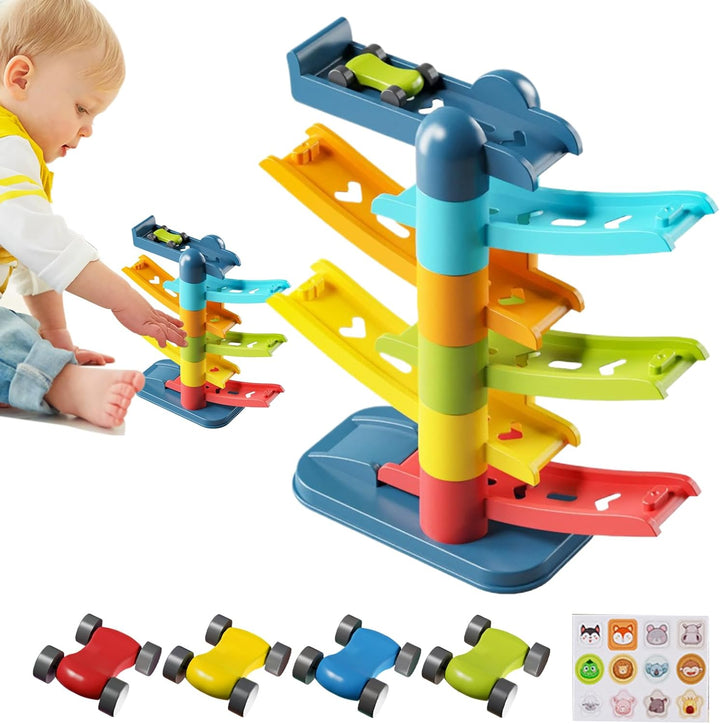 Juego de rampa de coche viejo juguete de vehículo de
