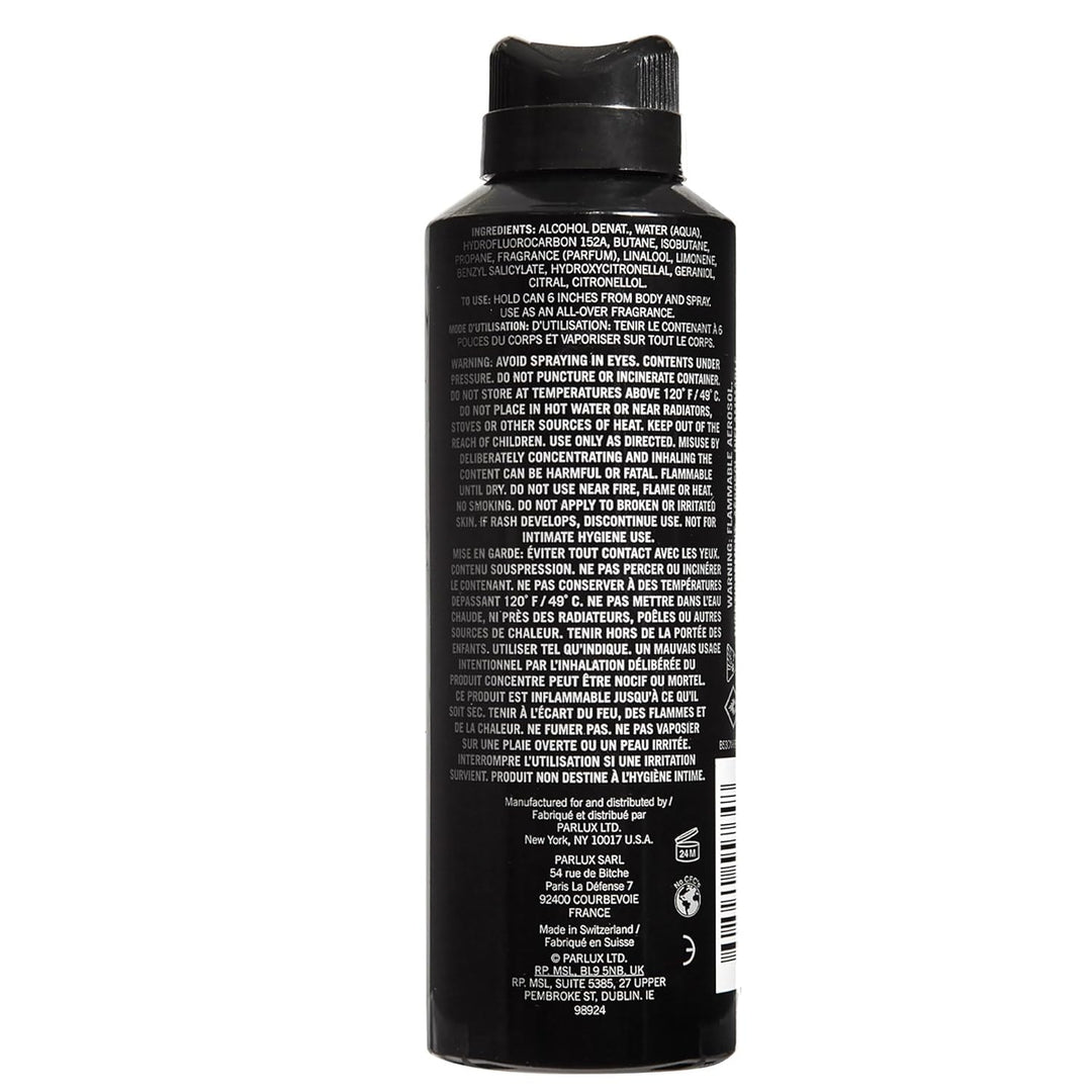 Kenneth Cole Black All Over Body Spray para hombres