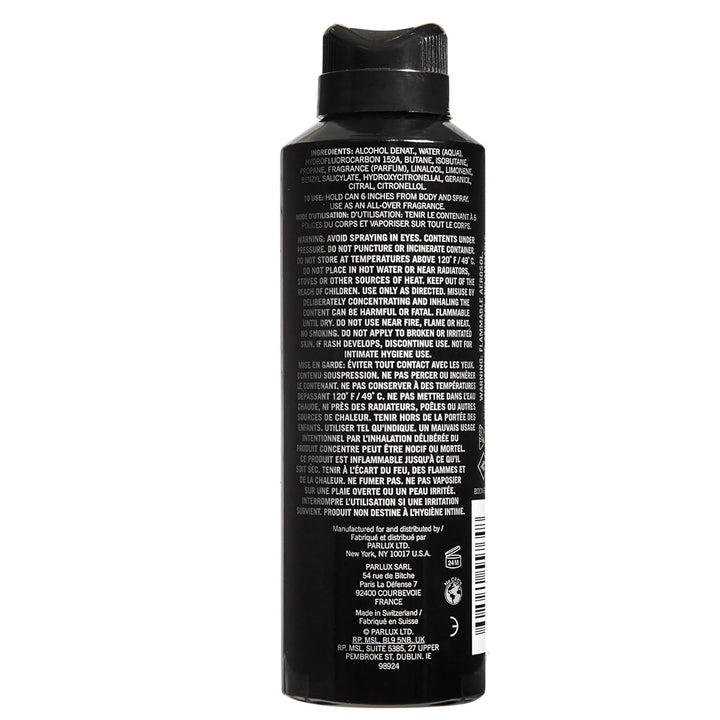 Kenneth Cole Black All Over Body Spray para hombres