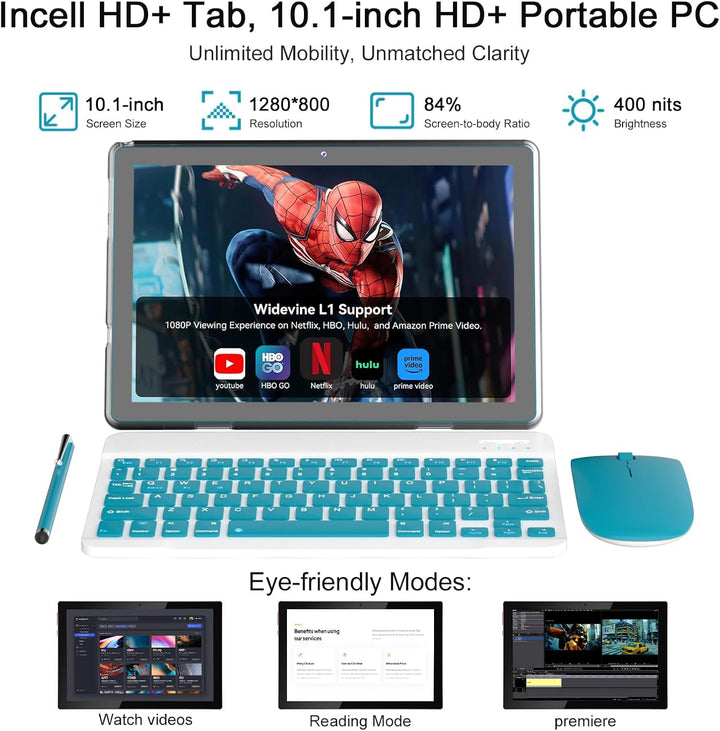 Tablet Android 15, tabletas de 10 pulgadas, 8GB RAM+32GB ROM\/2TB e...