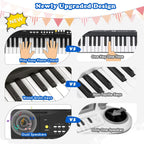 37 teclas para niños pequeños, teclado de piano eléctrico, pianos con micrófono