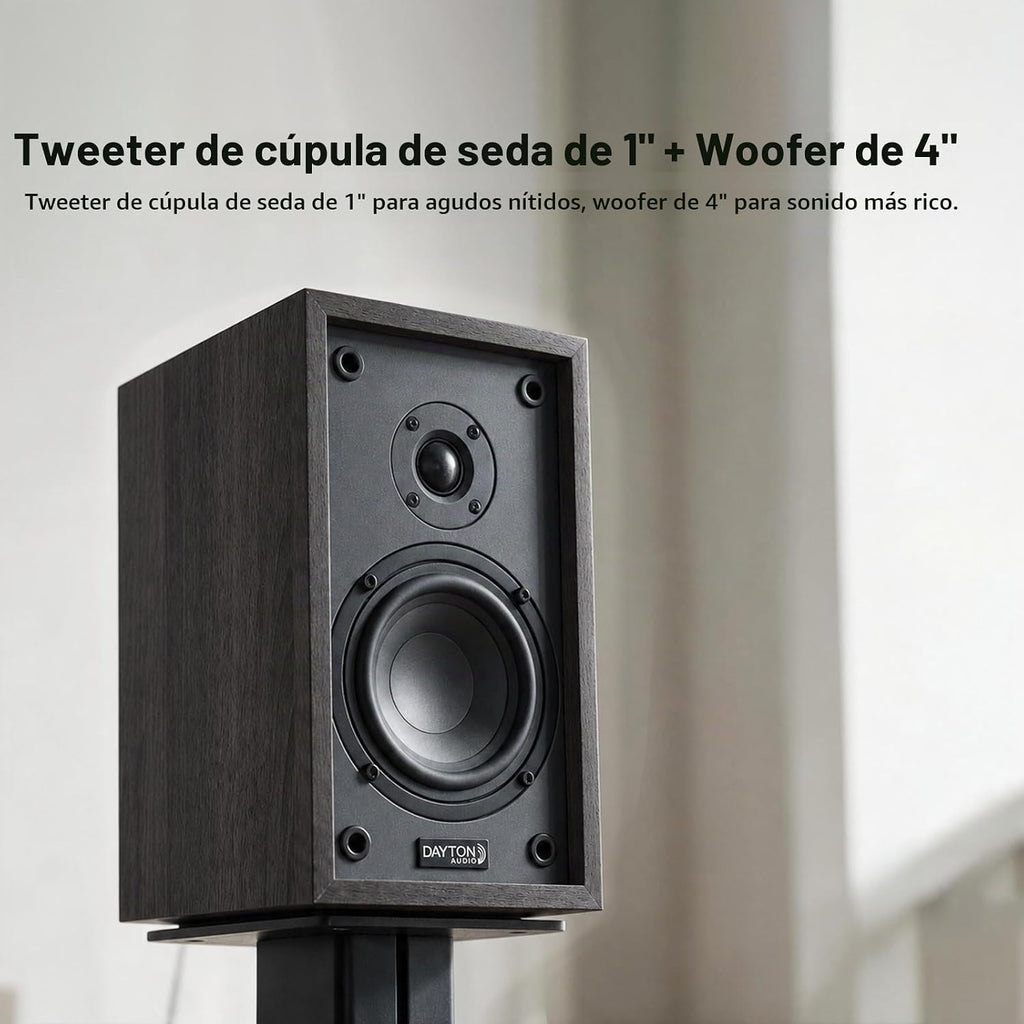Dayton Audio Classic B40A - Par de altavoces con Bluetooth con Bluetooth