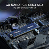 fanxiang SSD NVMe PCIe Gen 4 de 1 TB para juegos para PS5, hasta 70...