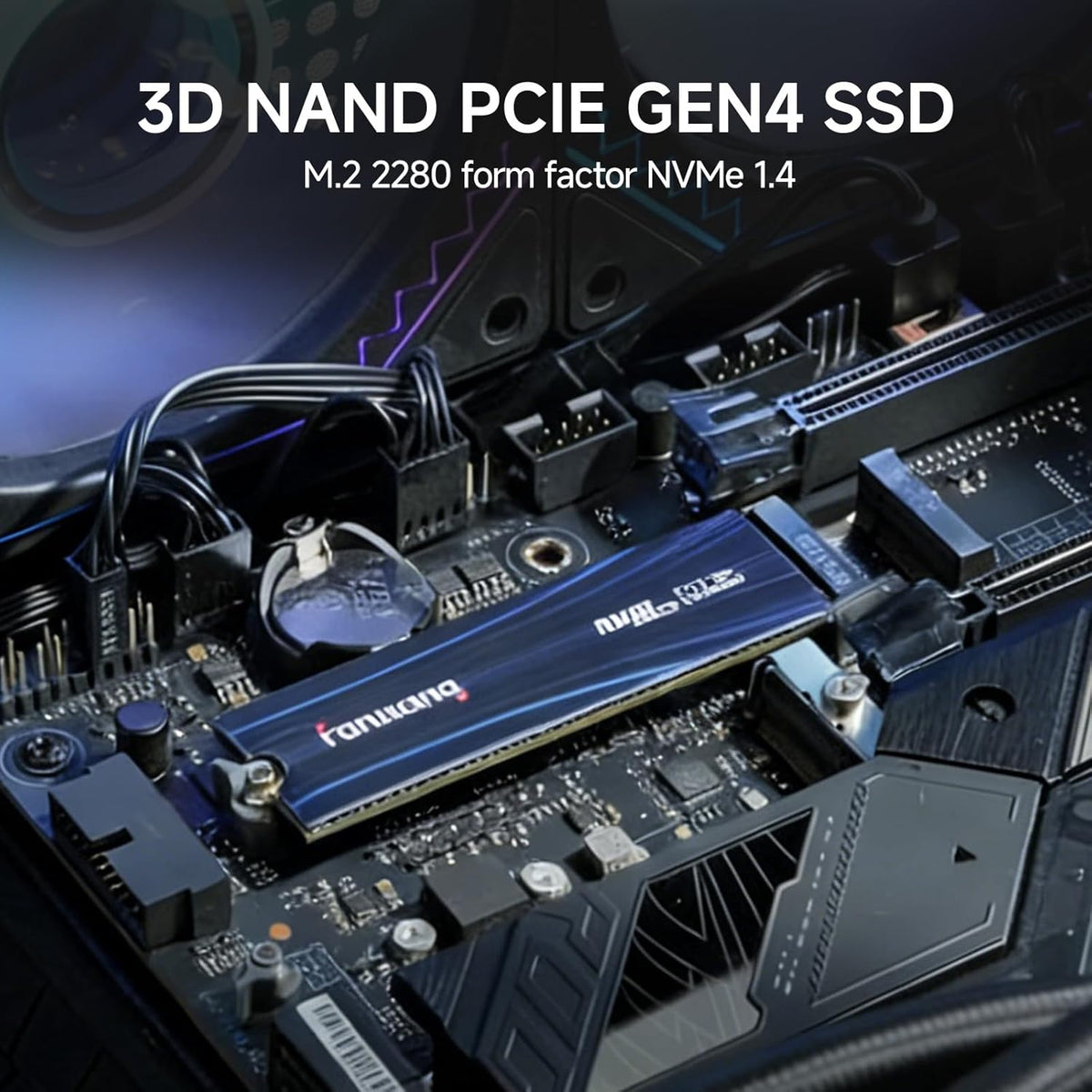 Fanxiang 2TB NVMe SSD PCIe Gen 4 SSD para juegos para PS5, hasta 71...