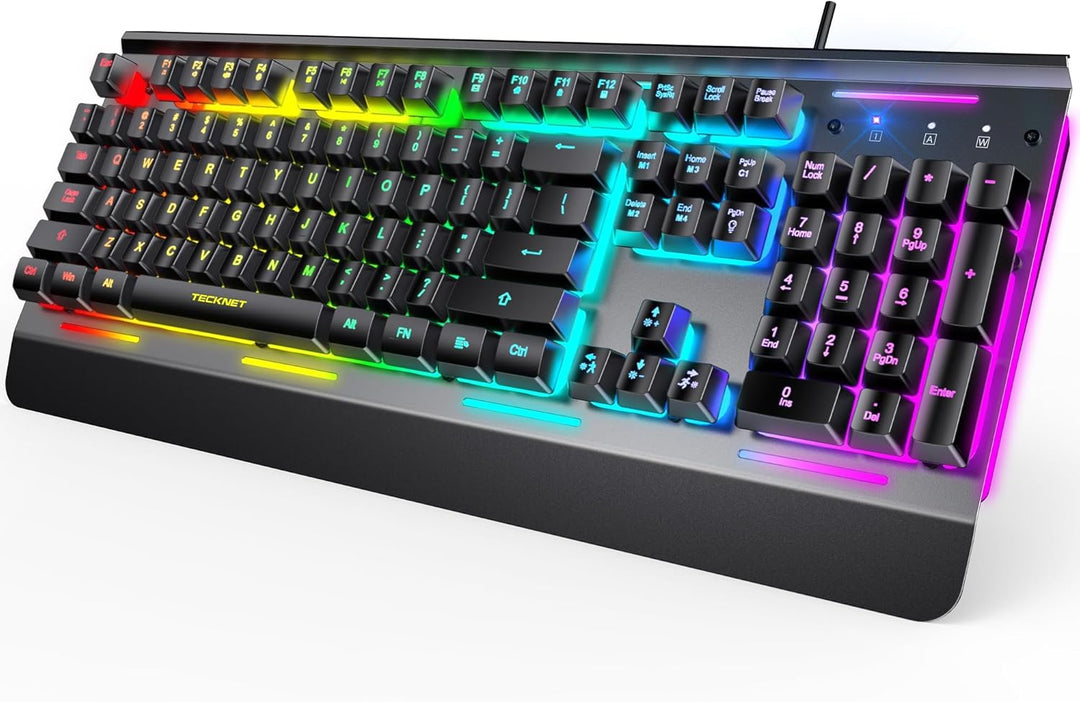 TECKNET Teclado para juegos teclado de computadora con