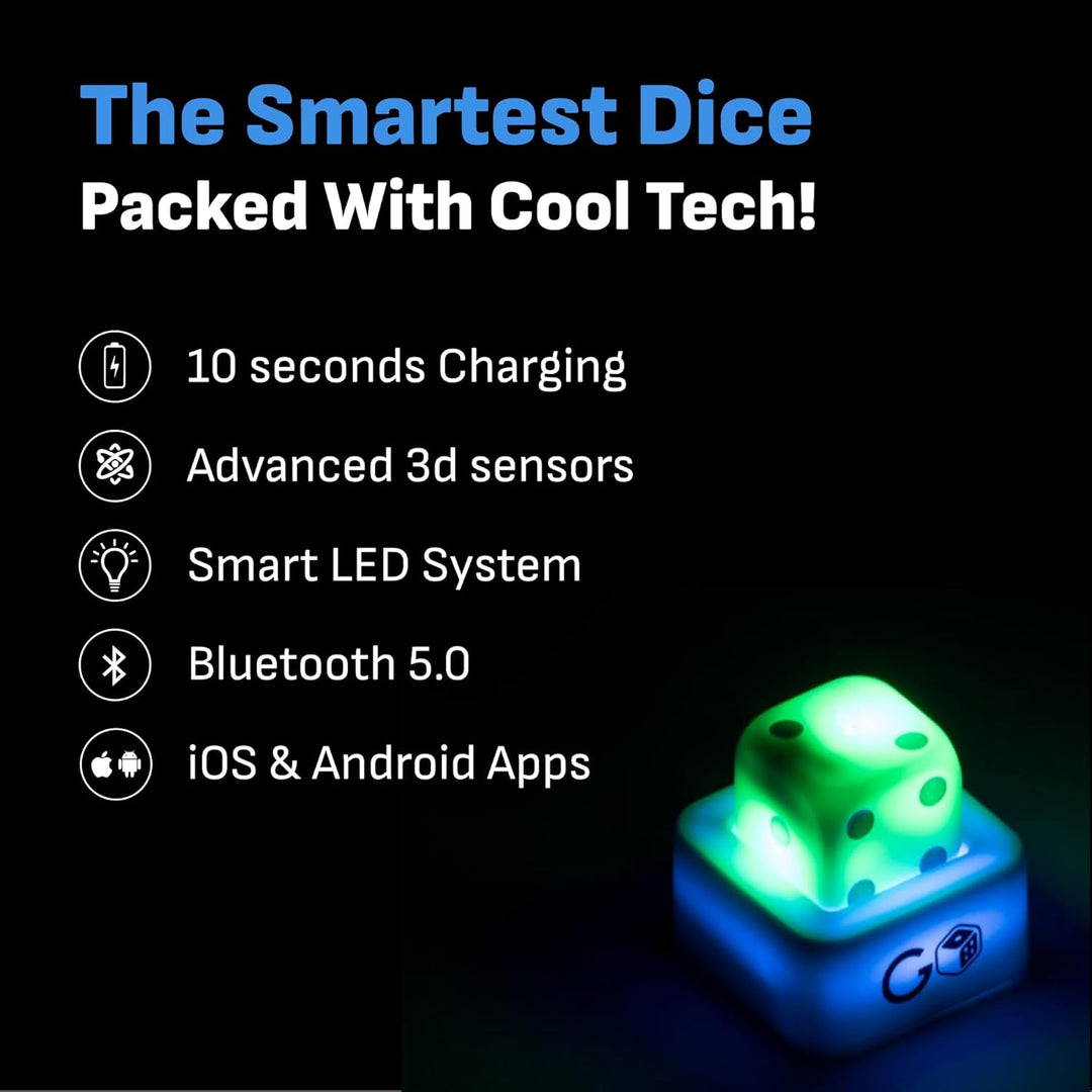 GoDice Paquete completo - 6 dados inteligentes conectados