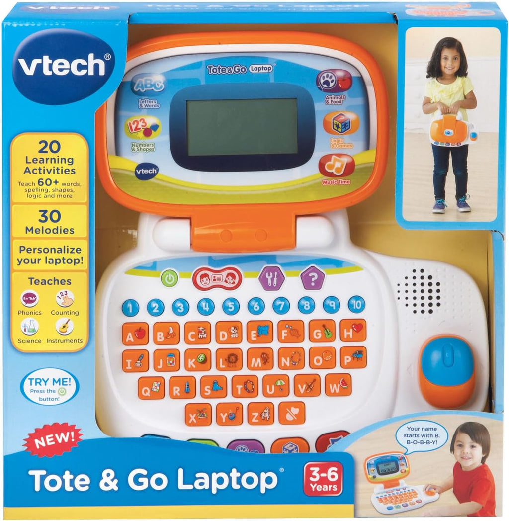 VTech bolsa y Go Laptop, Anaranjado