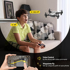 DEERC Mini dron D20 para niños con cámara FPV HD 1080P con control remoto, juguetes regalos para niños y niñas con retención de altitud, modo sin cabeza, ajuste de velocidad de inicio con una tecla