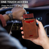Cartera SEMORID para hombres con soporte para tarjetas de crédito d...