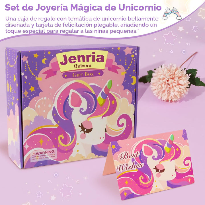 Jenria Regalo de unicornio para niñas, regalos de cumpleaños para n...