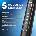 Cepillo de dientes eléctrico giratorio para adultos, 8 cabezales de