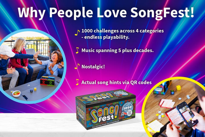 ¡SongFest! El nuevo juego de trivia musical | 1000 preguntas, 4 cat...
