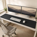 Tapete de cuero para escritorio, 63 x 17 pulgadas, protector de