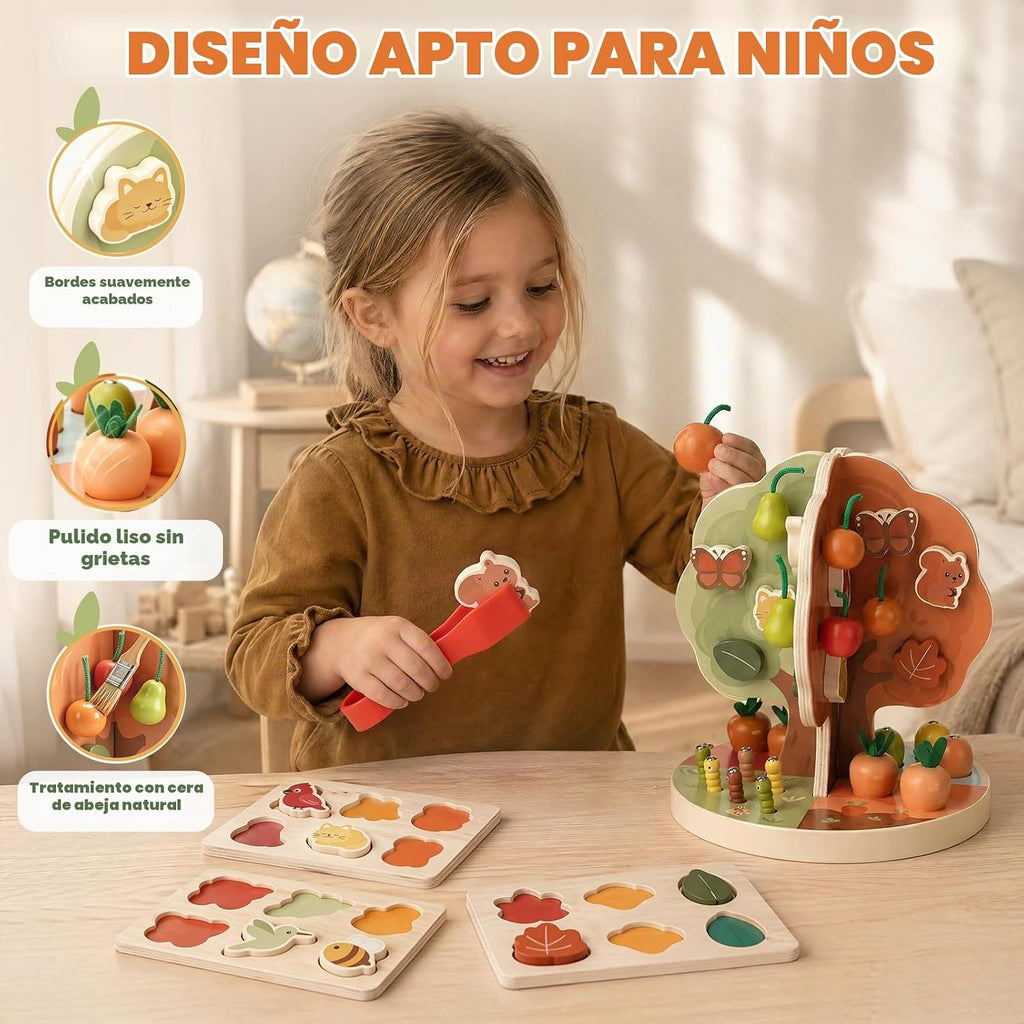 Joyreal Montessori Juguetes para niños de 3 a 5 años