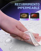 Alfombrilla de mouse grande de vidrio para juegos, alfombrilla de mouse