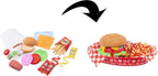 Slime Life Kit de slime DIY de hamburguesa con queso: desempaqueta ingredientes para hacer, aplastar y estirar tu slime de alimentos, a partir de 8 años