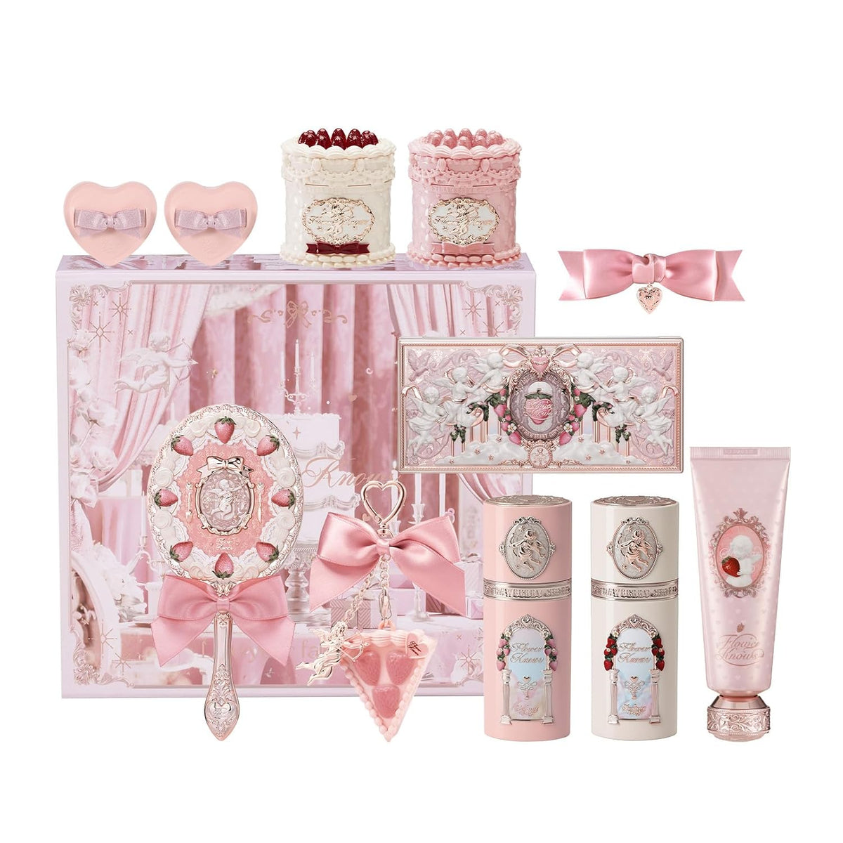 Flower Knows Caja de regalo de maquillaje Strawberry Cupid de 12 pi...