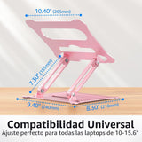 Urmust - Soporte de aluminio ligero para laptop y notebook de hasta...