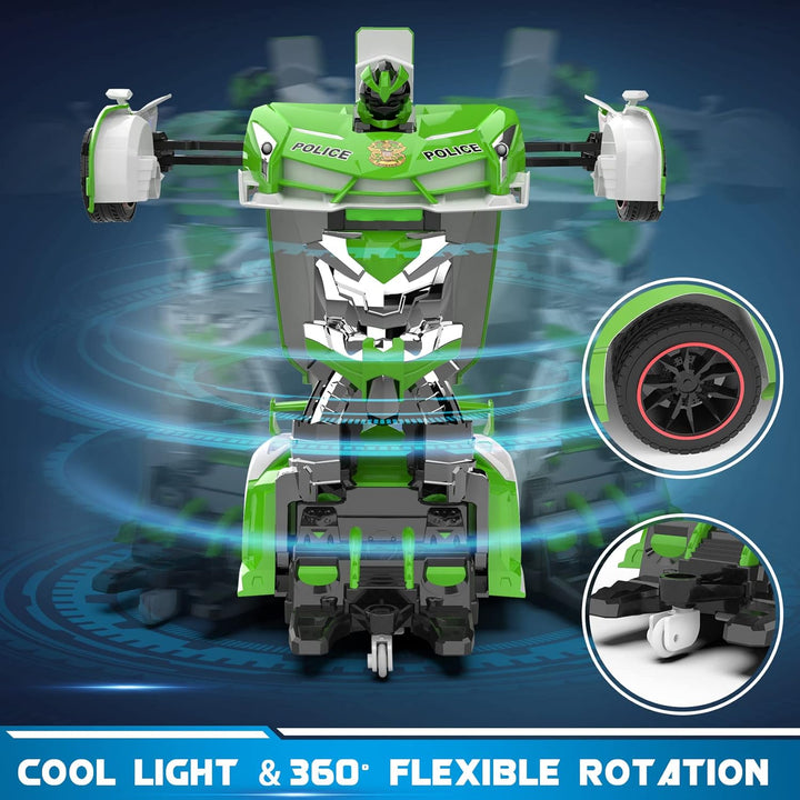 FDJ Coche de Control Remoto - Transform RC Cars, Coche RC de Derrap...