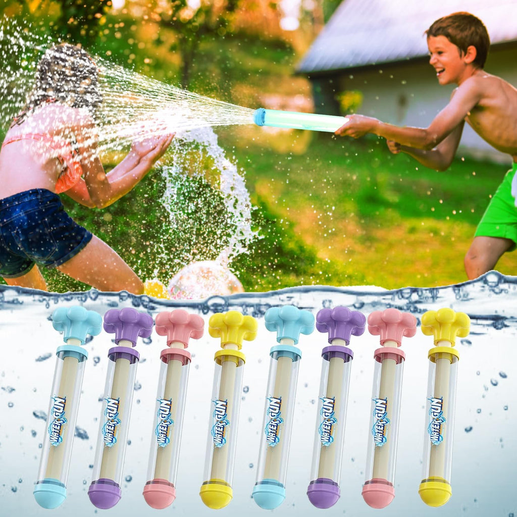 Paquete de 12 pistolas de agua a granel, súper pistola de remojo de agua para disparar hasta 40 pies, pistolas de agua súper Blaster para adultos al aire libre para niños de 3-4-5-8-12 años, juguetes de piscina al aire libre (12 piezas/estilo B)