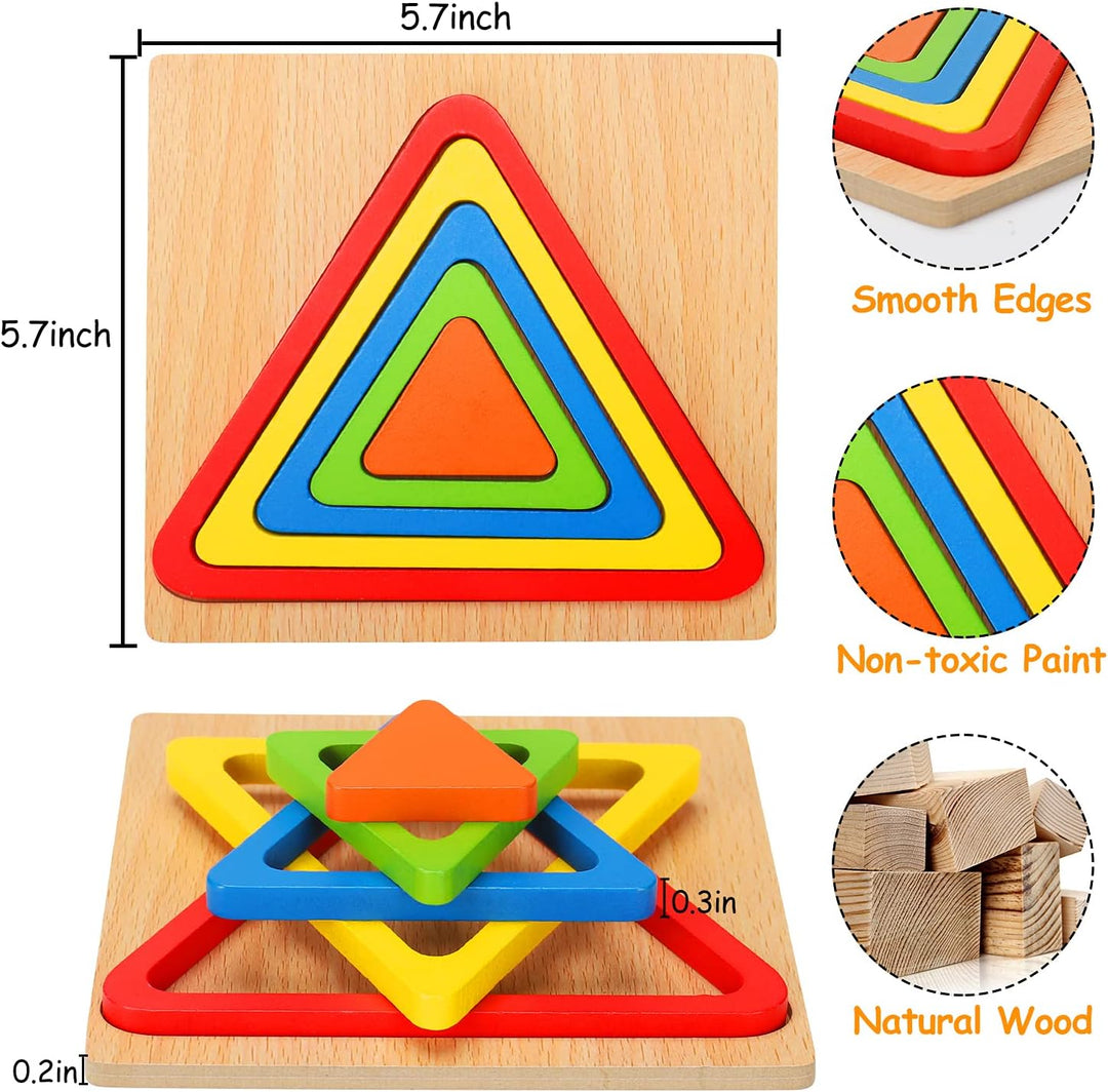 Rompecabezas Montessori para niños pequeños juguete de