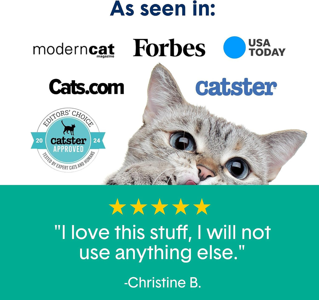 Boxie Premium - Arena para gatos perfumada para gatos durante más de 30 días, 16 libras