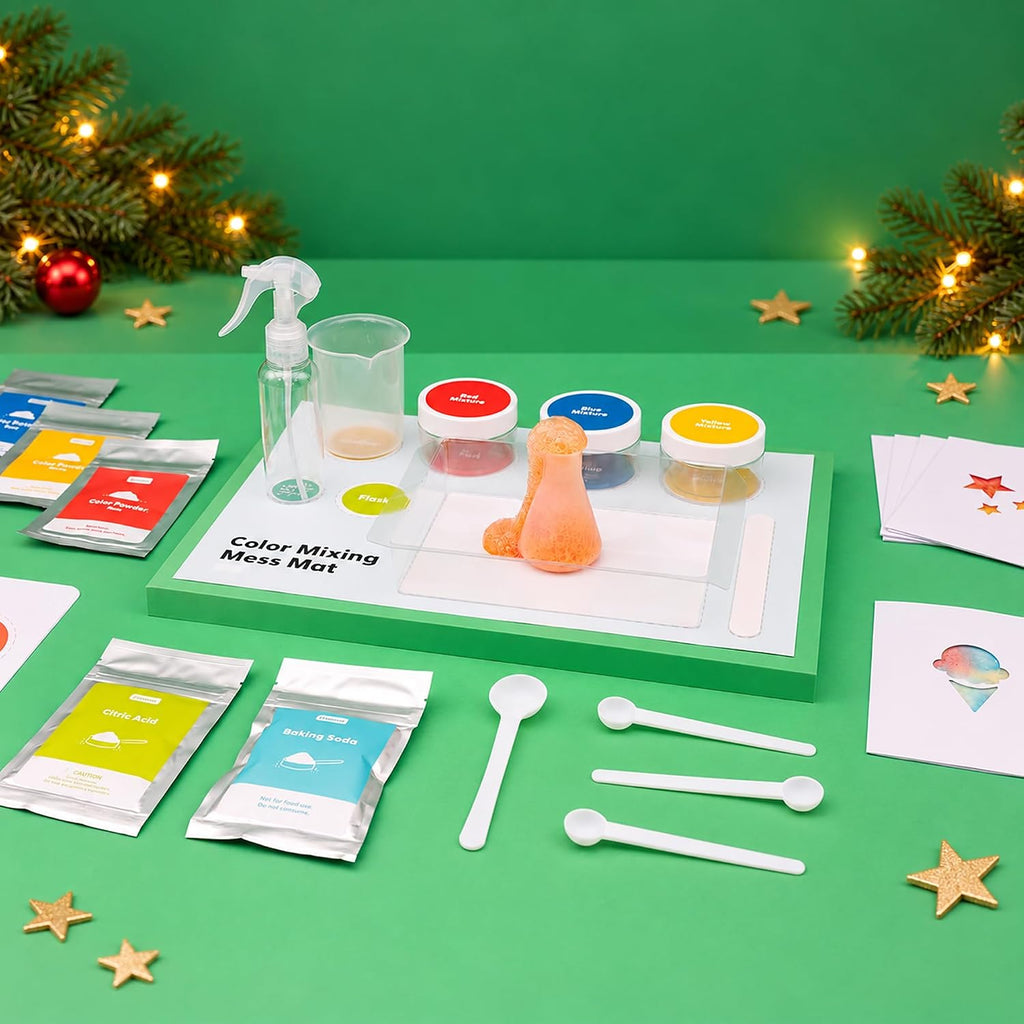 KiwiCo Colorido juego de química - Juego de química probado para niños para