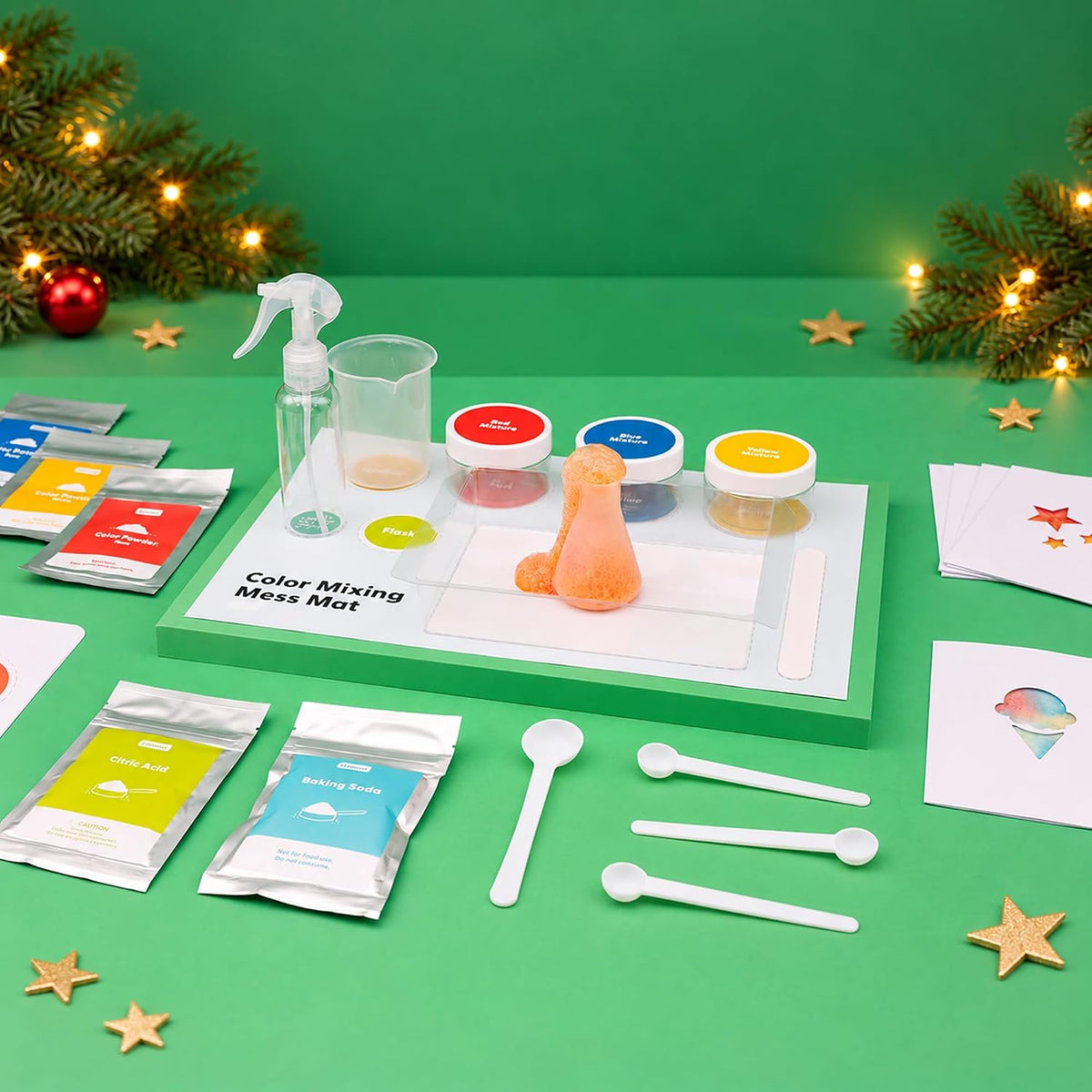 KiwiCo Colorido juego de química - Juego de química probado para niños para