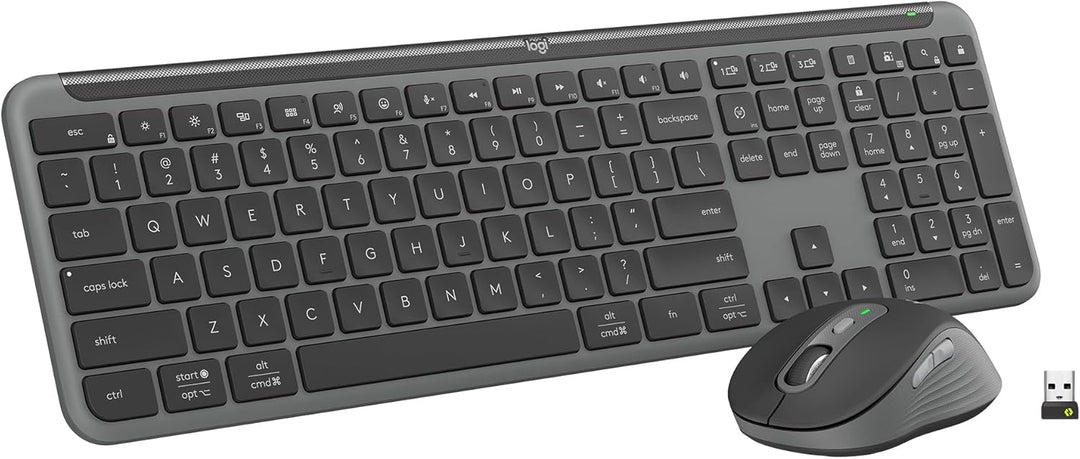 Logitech MK955 Signature - Combo de teclado y mouse inalámbricos, p...