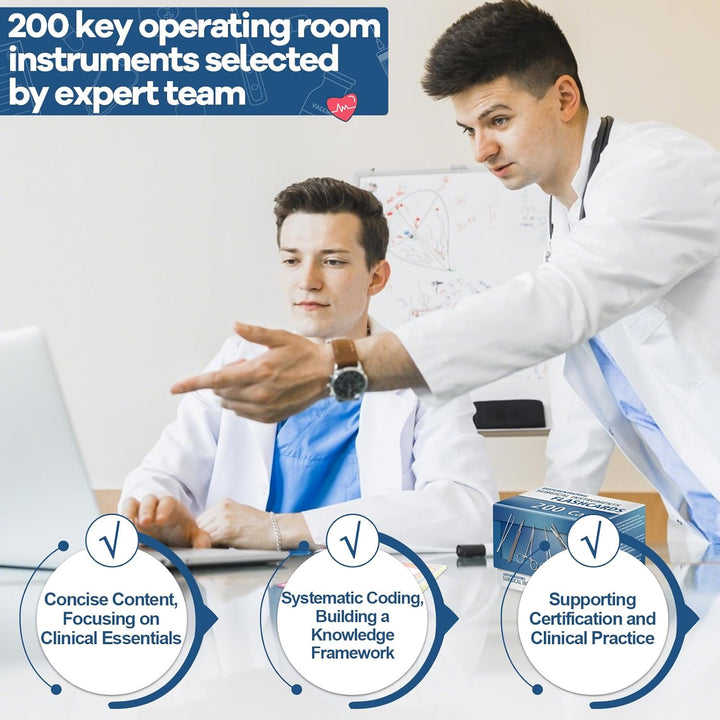 200 instrumentos quirúrgicos 13 especialidades CST y CRCST