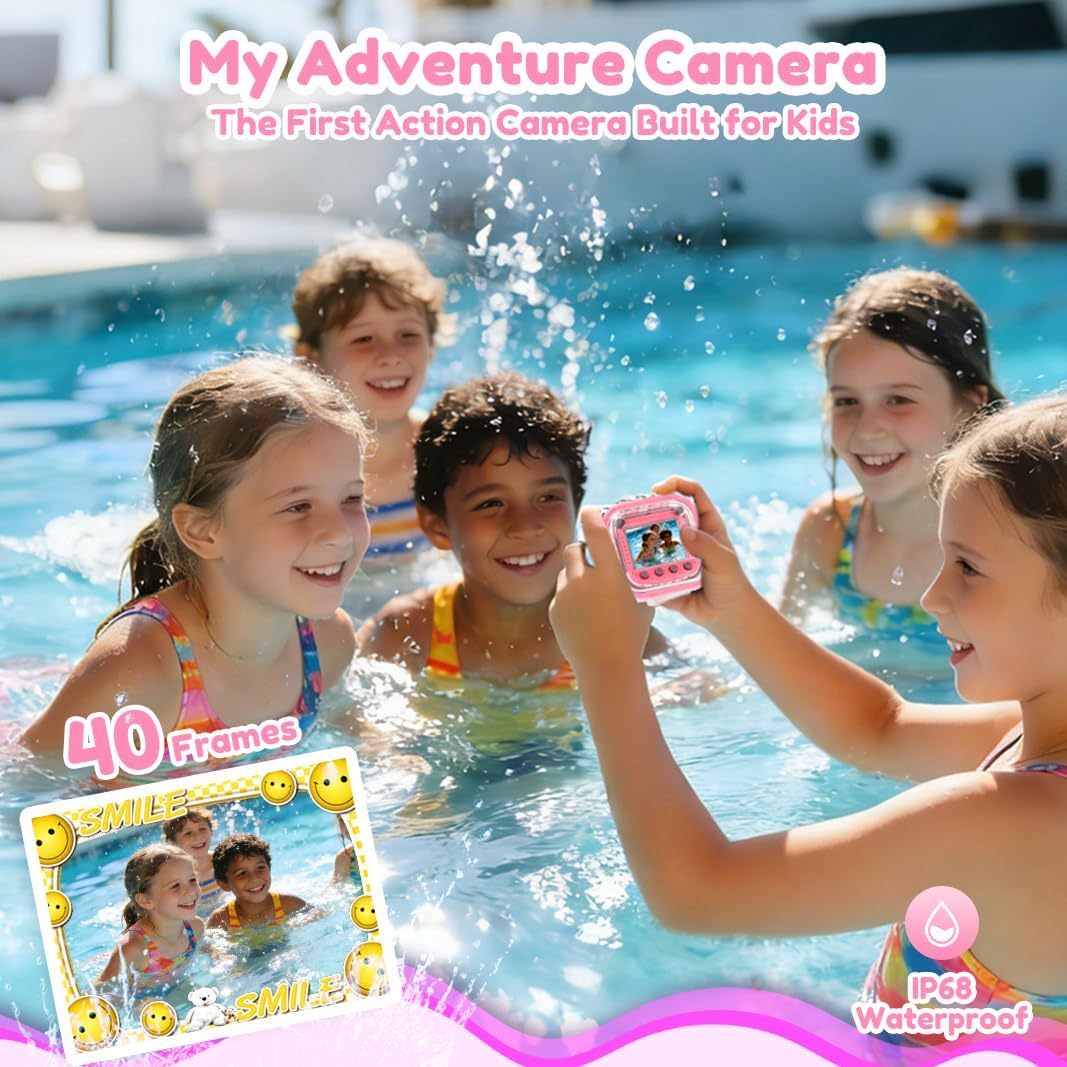 PROGRACE Cámara para niños impermeable - Cámaras de video digitales...