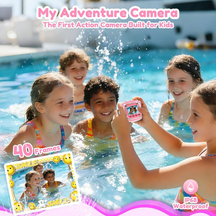 PROGRACE Cámara para niños impermeable - Cámaras de video digitales...