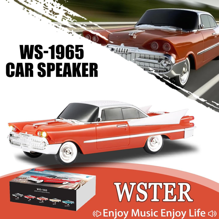 WSTER WS-1965 Replica Altavoz Bluetooth - Diseño retro de cohete de...