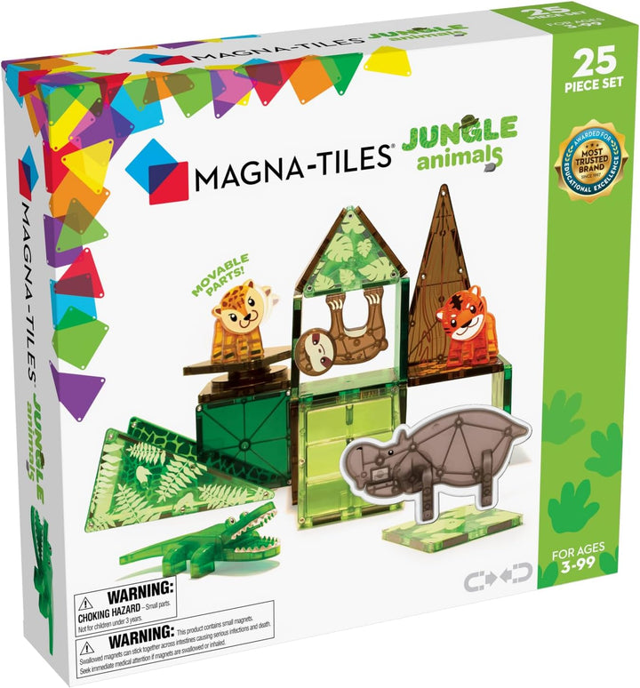 MAGNA-TILES Jungle Animals - Juego de construcción