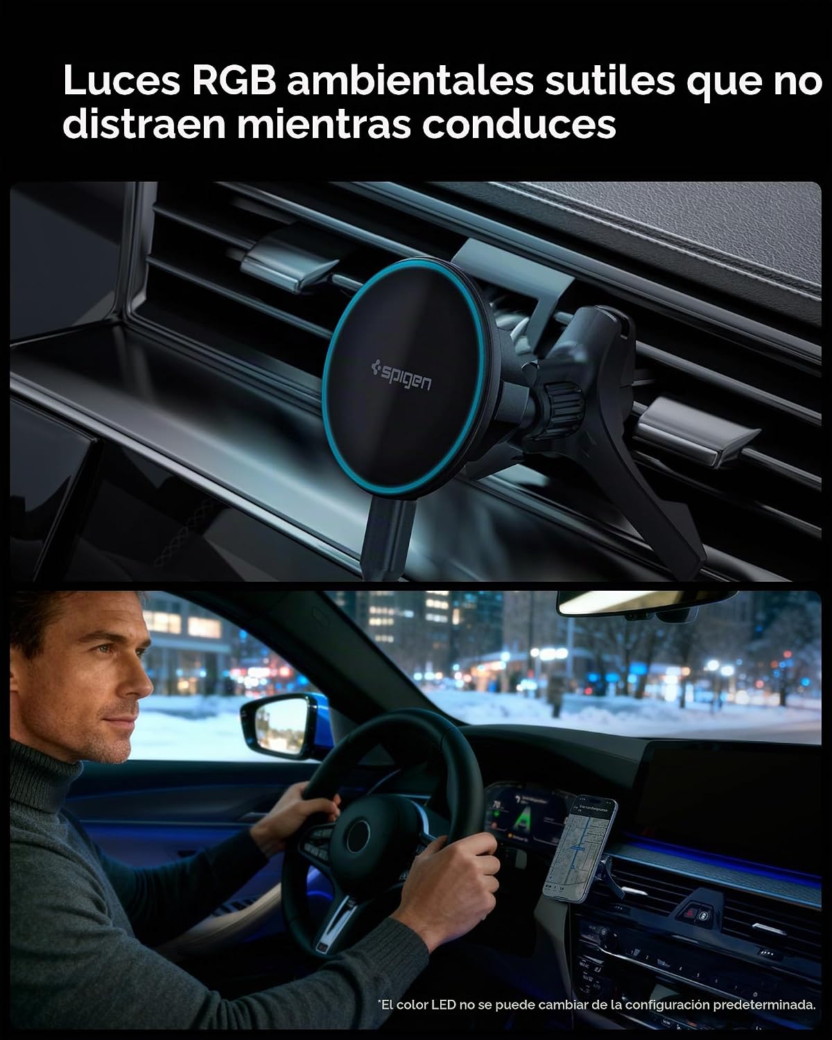 Spigen Essential MagFit Qi2 - Cargador MagSafe ultrafino de 15 W para
