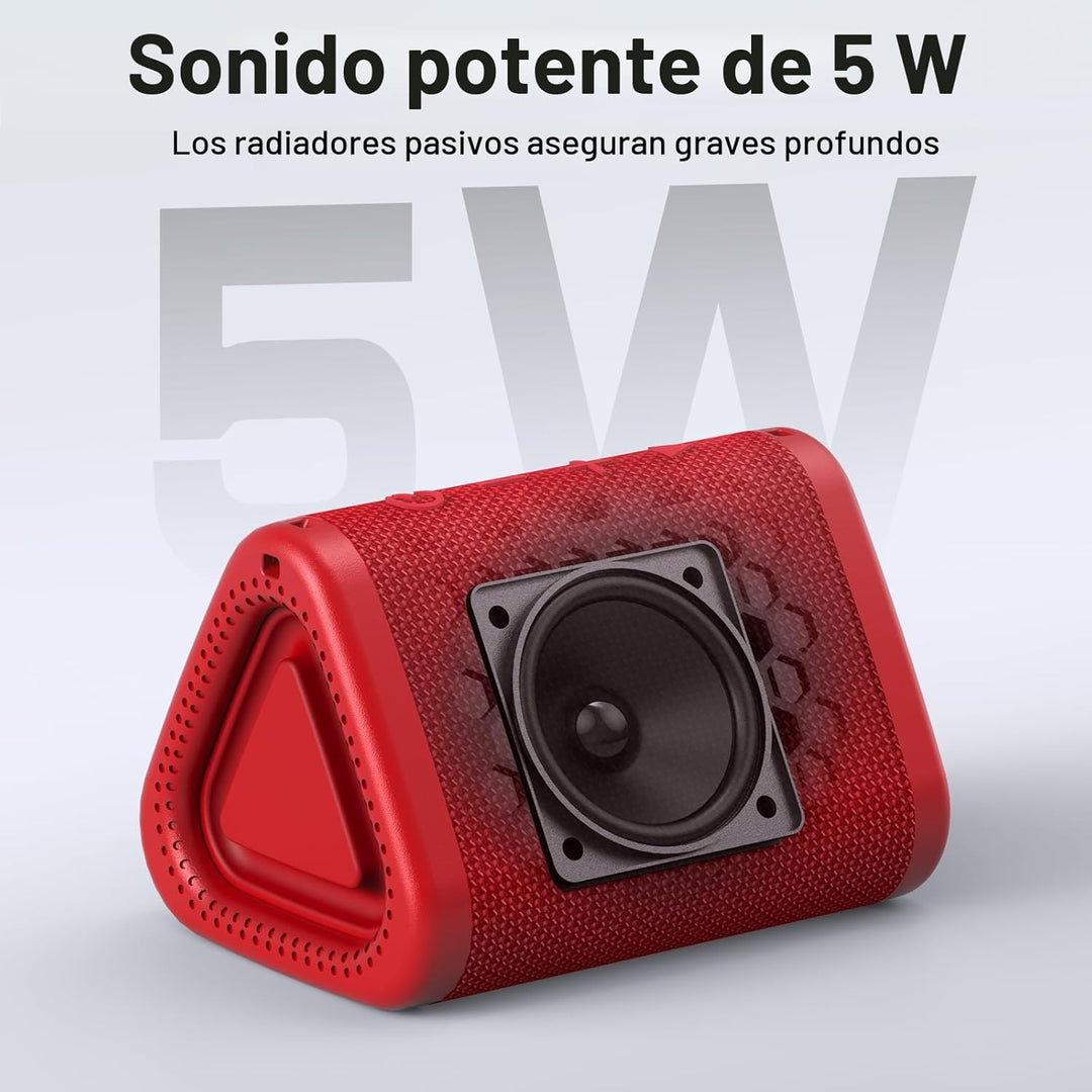 Bobtot Altavoz Bluetooth Portátil Inalámbrico, Altavoz de Ducha Peq...