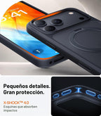 TORRAS Funda magnética para 18 Pro, protección militar contra caídas 4X