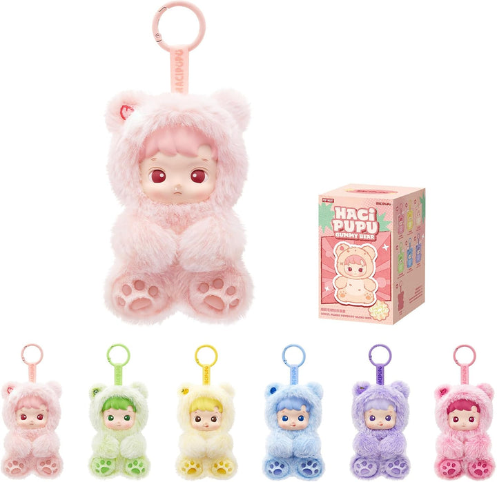 POP MART HACIPUPU - Serie Oso de Gomita, Pendientes de Peluche de V...