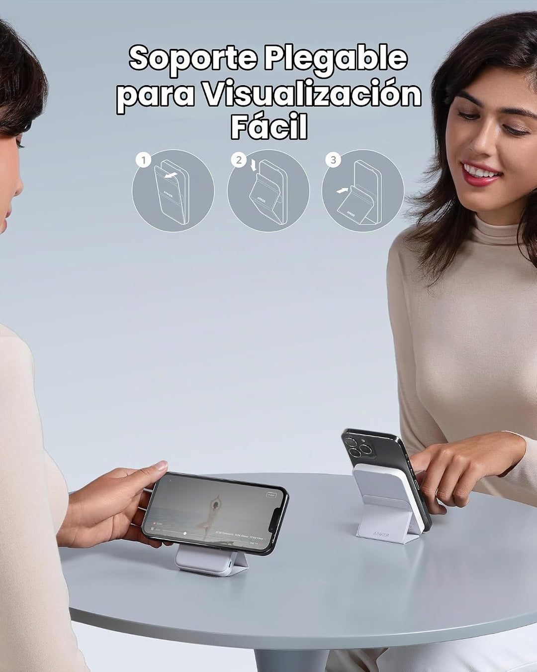 Anker Batería magnética 622 (MagGo), cargador portátil inalámbrico...