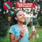 MorTime Paquete de 24 varitas de burbujas para niños, 8 colores a granel, 14.6 pulgadas, juguete de verano para niños