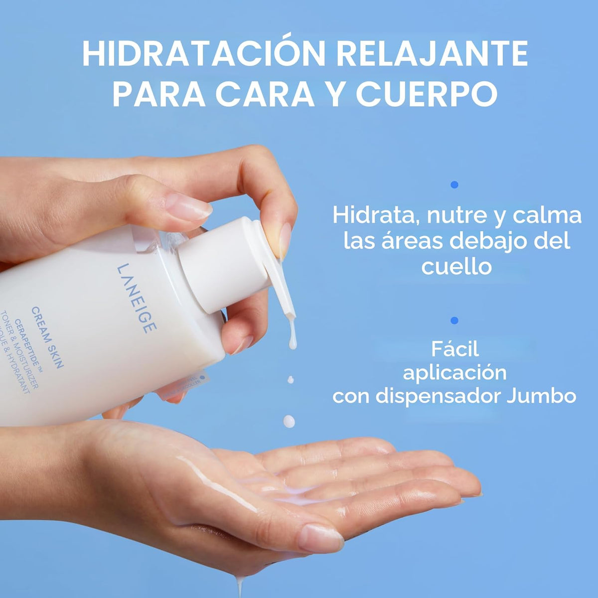 LANEIGE Tónico e hidratante para la piel en crema: Tóner lechoso co...