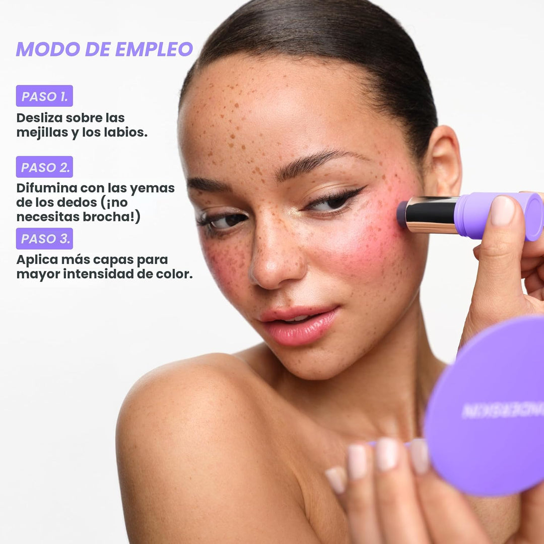 Wonderskin Colorete en barra pH-Activado - pHlush Barra multiusos,...