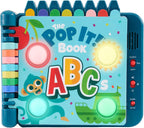 Chuckle & Roar Pop It! Book ABCs - Libro de aprendizaje interactivo iluminado con Pop it!